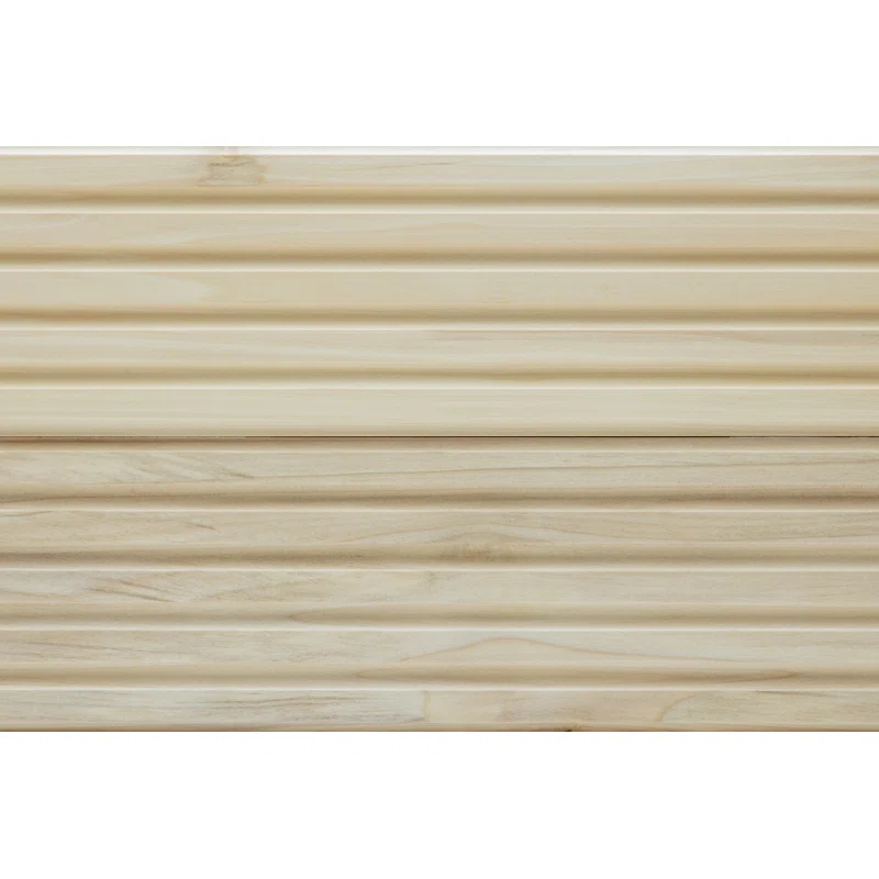 5" x 94.5" 3D Wall Panel in White