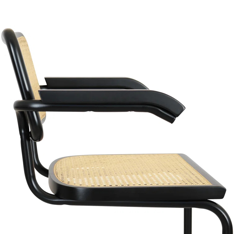 Breuer Chair Company Marcel Breuer Cesca Cane Cantilever Dining Armchair Arm Chair