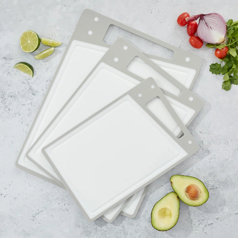 JoyJolt Joyjolt Plastic Cutting Board Set (Set of 3)