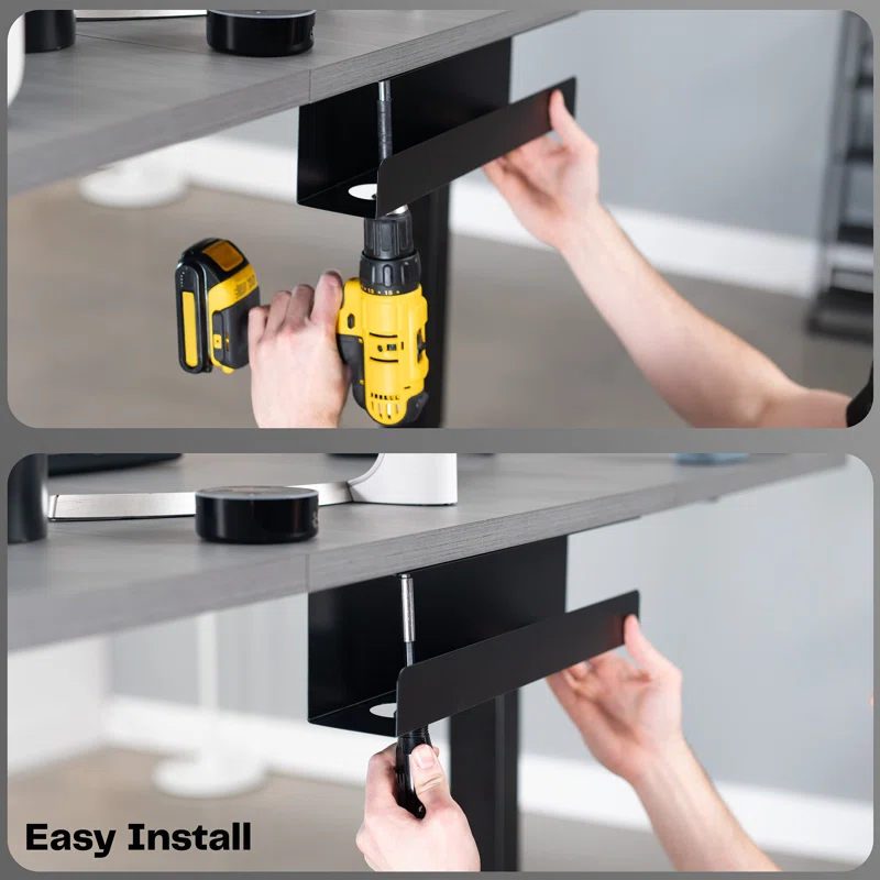 Under Desk Cable Management Tray