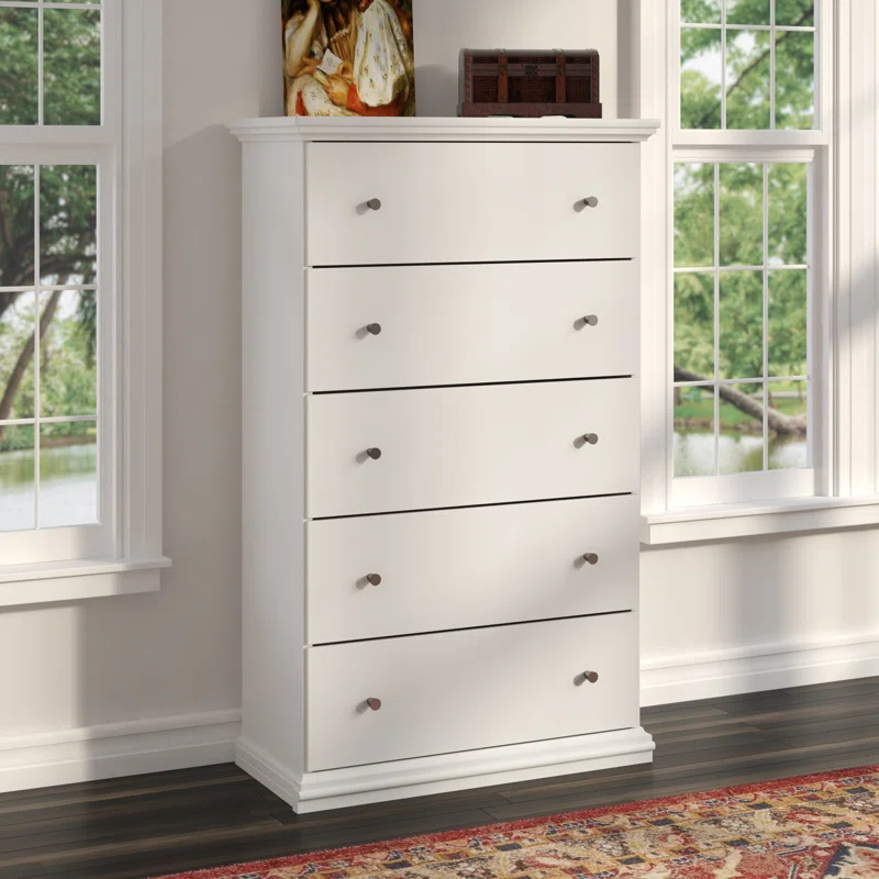 Bostwick 5 Drawer 40.13" W Chest