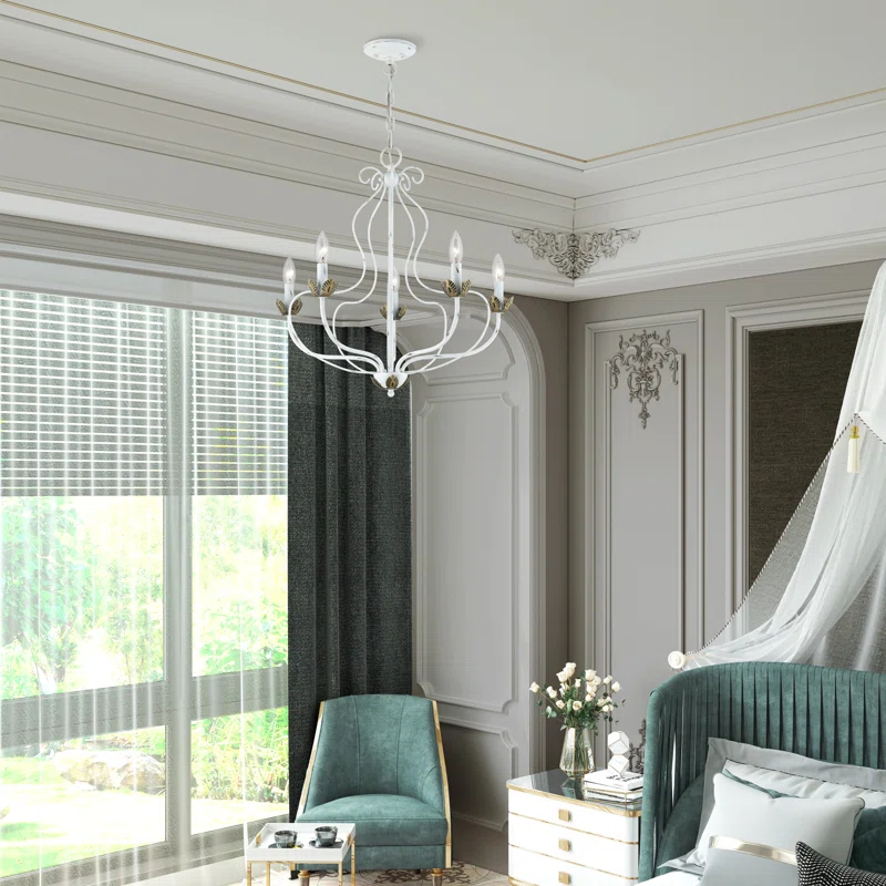 Kelly Clarkson Home Mallory 5 - Light Dimmable Chandelier