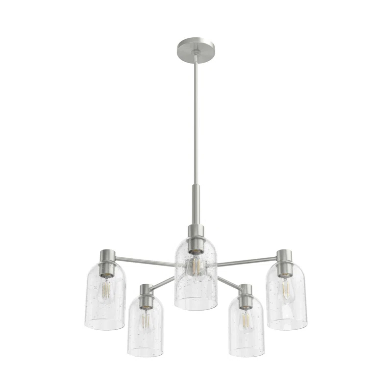 Hunter Fan Lochemeade 5 - Light Unique / Statemen Cylinder Chandelier