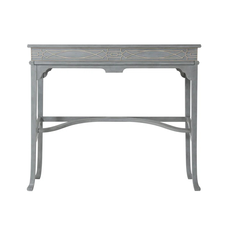 Theodore Alexander Campaign Solid Wood Secretary Desk