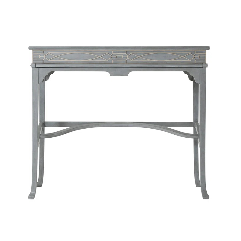 Theodore Alexander Campaign Solid Wood Secretary Desk
