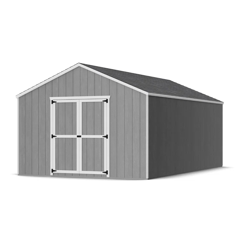 Little Cottage Co. Value Gable Outdoor Wood Storage Shed