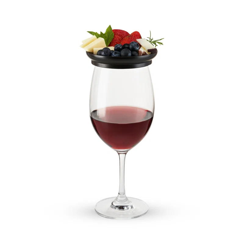 Twine Wine Glass Topper Appetizer Plates | Wayfair