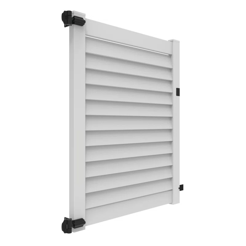 Barrette Outdoor Living Louvered Vinyl Gate