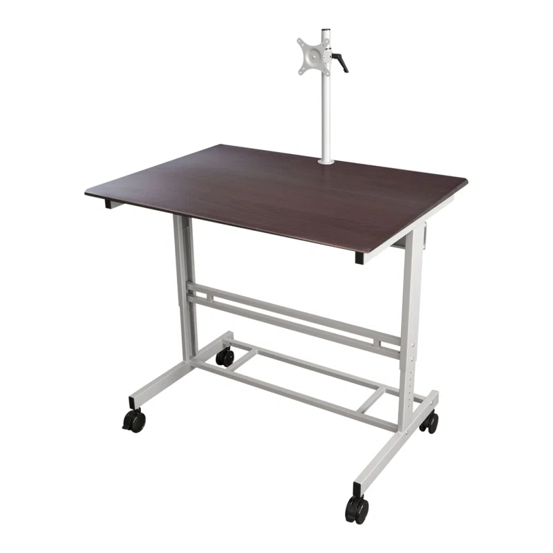Inbox Zero Zarella Adjustable Metal Base Standing Desk