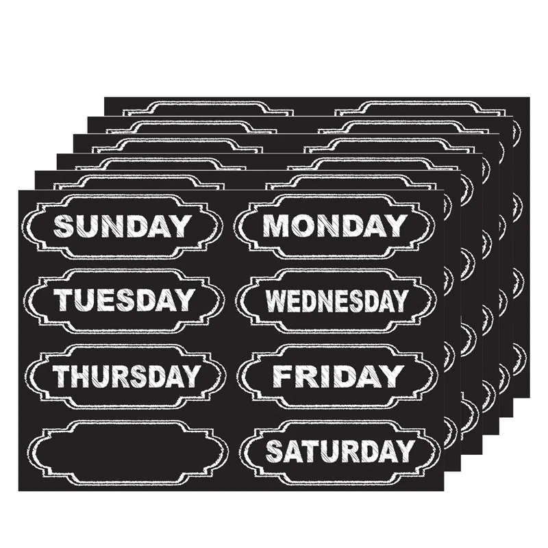 Ashley Productions Ashley Productions Die-Cut Chalkboard (Set of 6)
