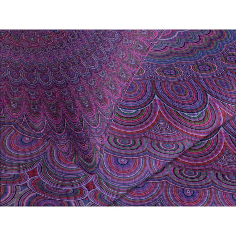 Ambesonne Ambesonne Eggplant Bedspread Set Vintage Purple Mandala Purple