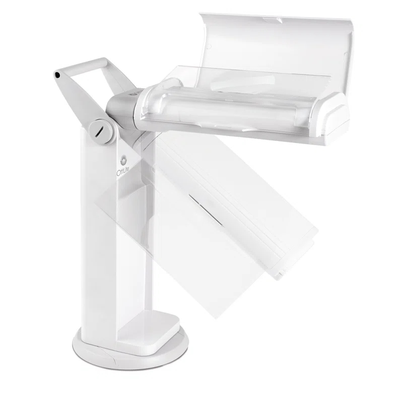 OttLite OttLite 13 Watt Magnifier Task Lamp with 2X Magnification and Swivel Base