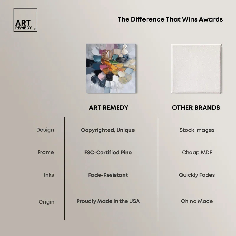 Art Remedy Chromatic Colorplay Canvas Modern Abstract Art by Art Remedy