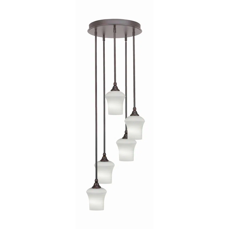 Red Barrel Studio® Empire 5-Light Cluster Pendalier