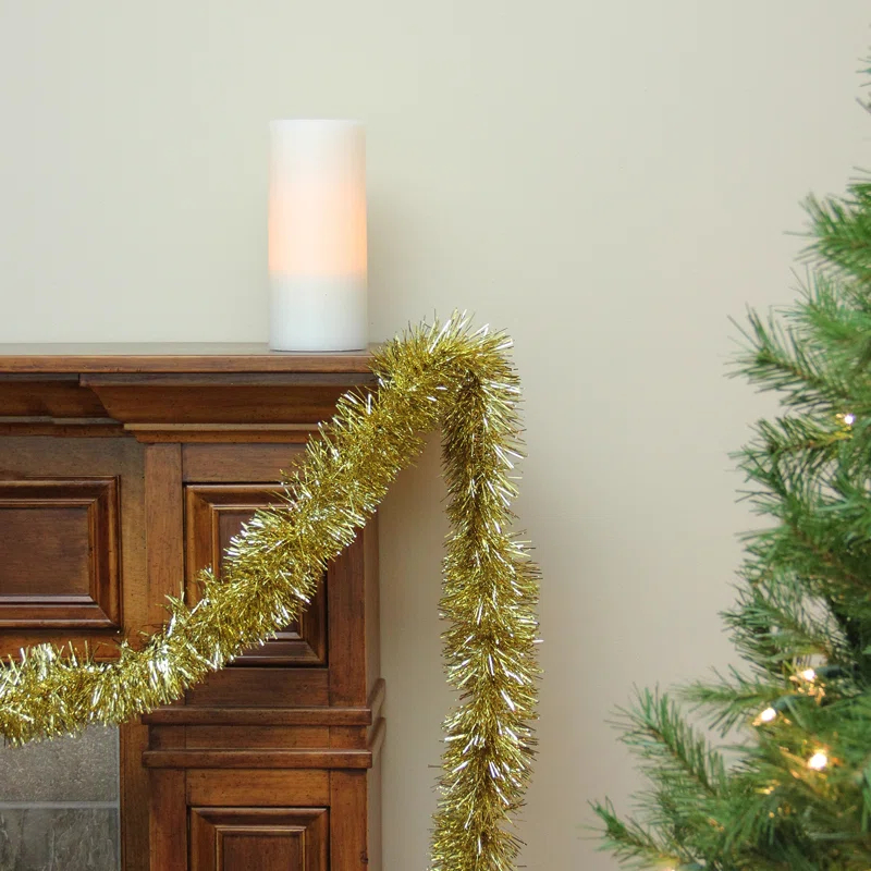 Northlight Seasonal Tinsel Christmas Garland - Unlit
