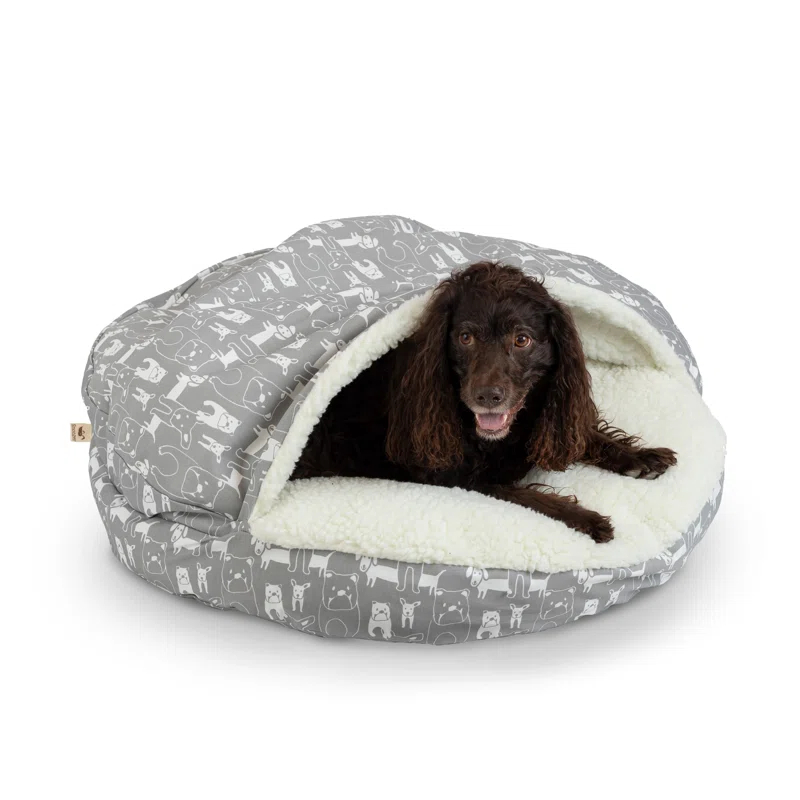 Snoozer Indoor/Outdoor Solarium Round Cozy Cave Dog Bed - Wag Collection
