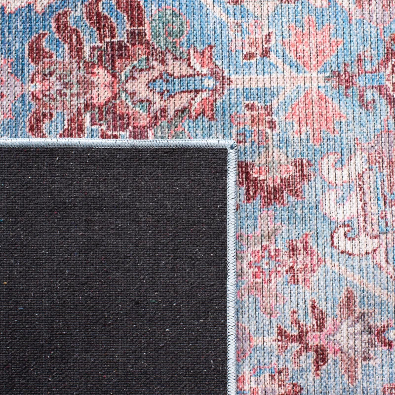 Mistana™ Chartier Oriental Blue/Rust Area Rug