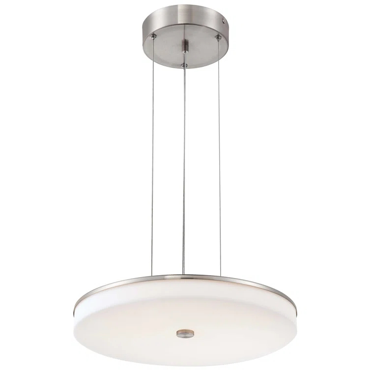 George Kovacs by Minka U.H.O 1 - Light Brushed Nickel LED Single Pendant