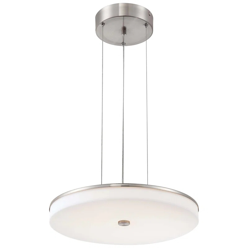 George Kovacs by Minka U.H.O 1 - Light Brushed Nickel LED Single Pendant