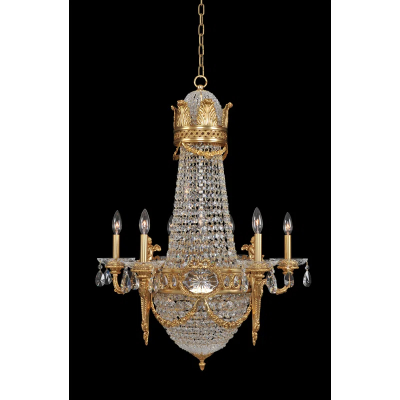 Allegri by Kalco Lighting Marseille 12 - Light Dimmable Empire Chandelier