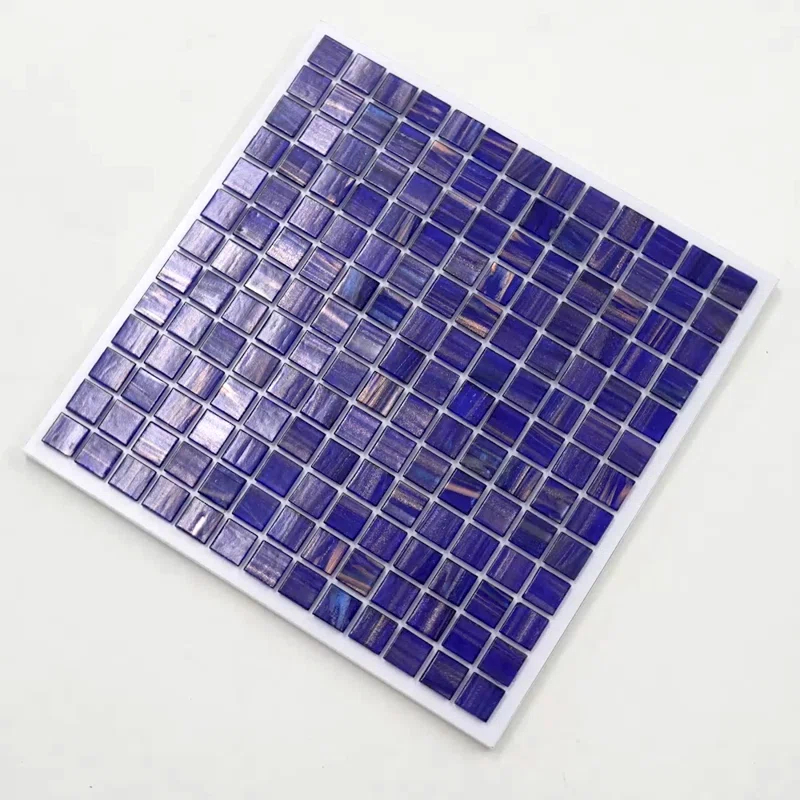 Apollo Tile Celestial 0.8" x 0.8" Glass Grid Mosaic Wall & Floor Tile (Set of 20)