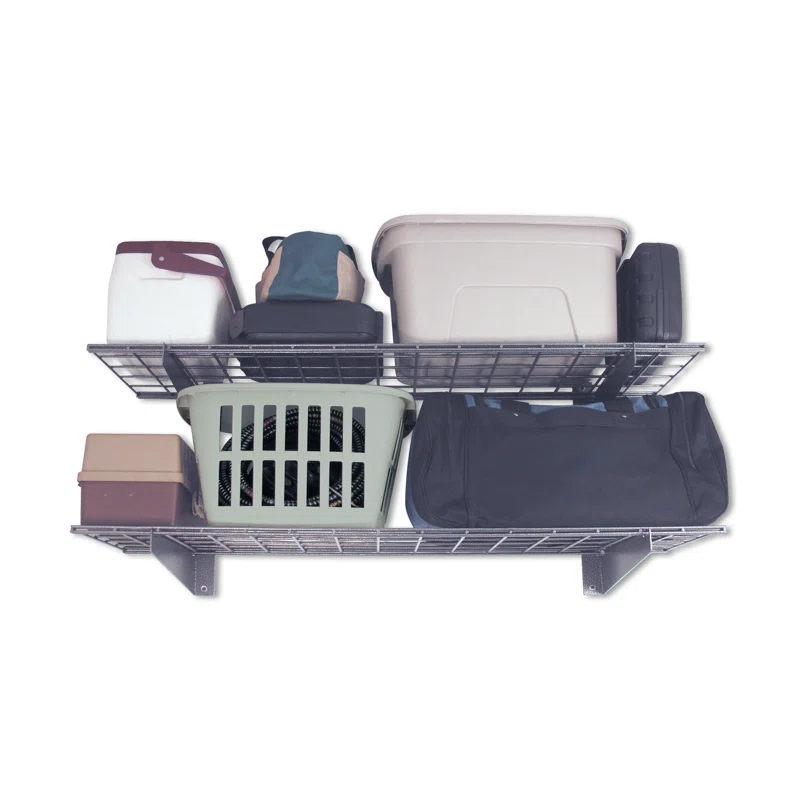 Hyloft HyLoft Steel Wall Garage Storage Shelves, Pack of 2-Shelves (Set of 2)