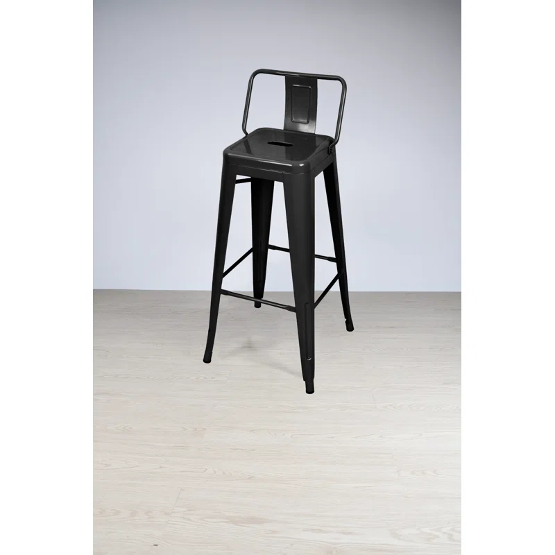 Amerivend Works Counter Stool with Metal Frame