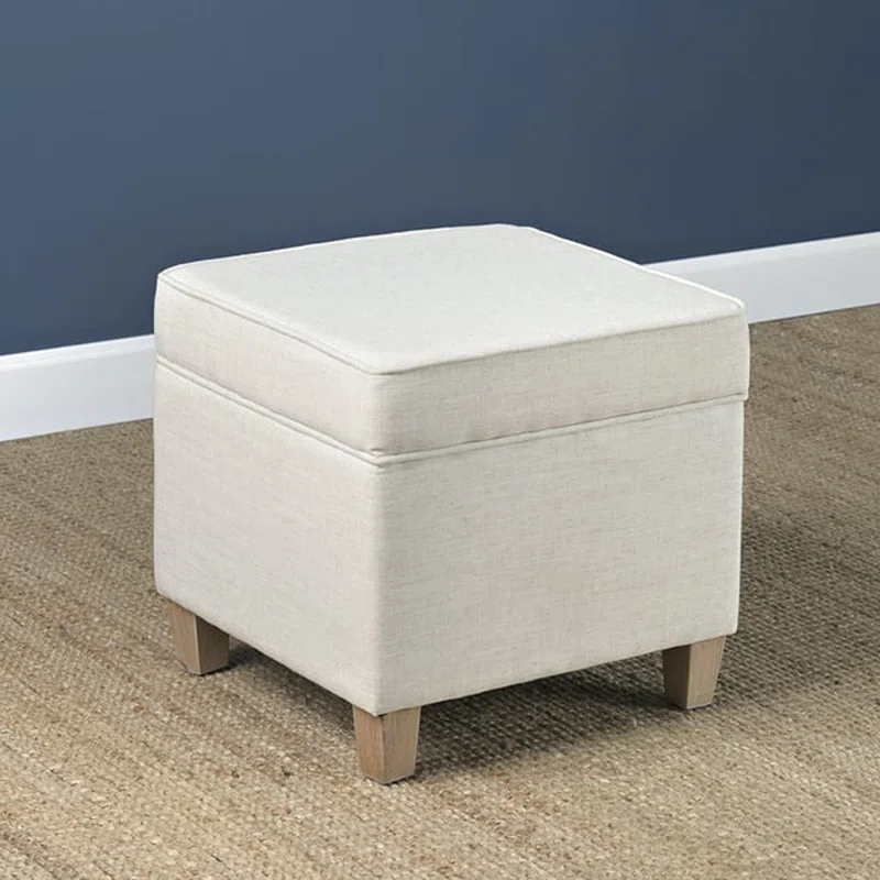 Sand & Stable™ Asha 17.5" Square Storage Ottoman