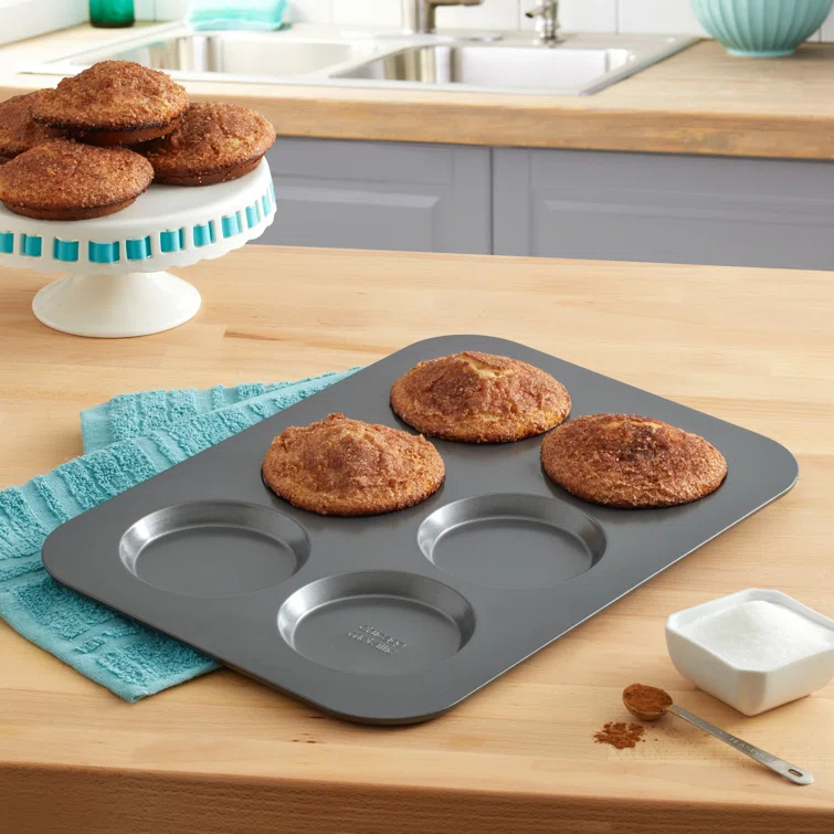 Chicago Metallic Chicago Metallic Non-Stick 6-Cup Muffin Top Pan