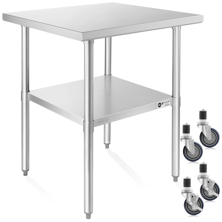 KUTLER KUTLER Stainless Steel 34.5'' H