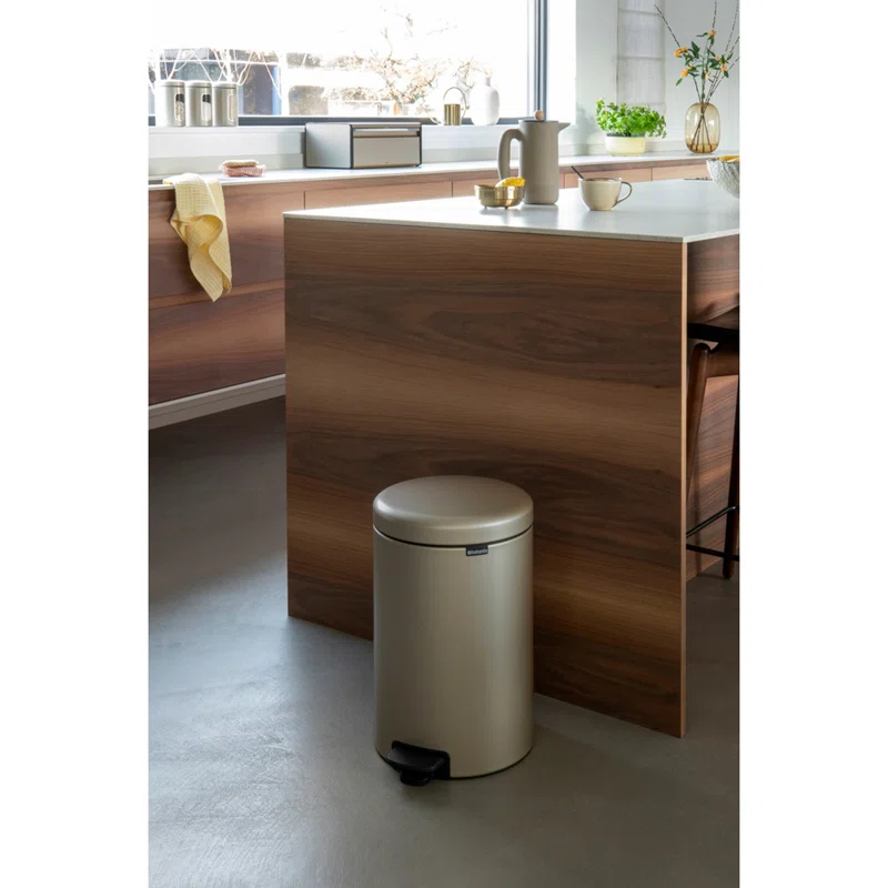 Brabantia Brabantia Newicon Step On Trash Can, 3.2 Gallon (12 Liter)