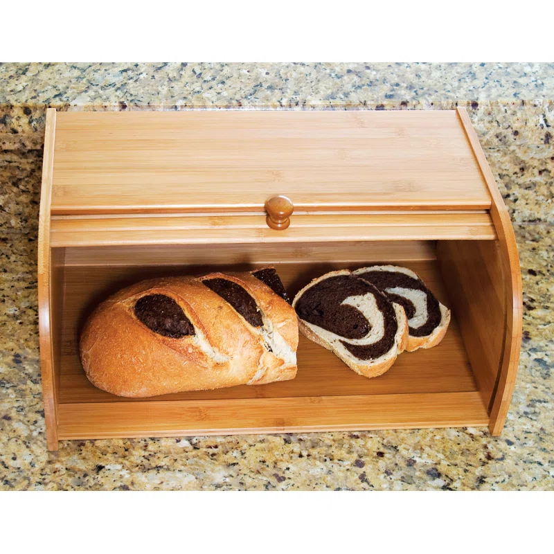 Lipper Bamboo Rolltop Bread Box