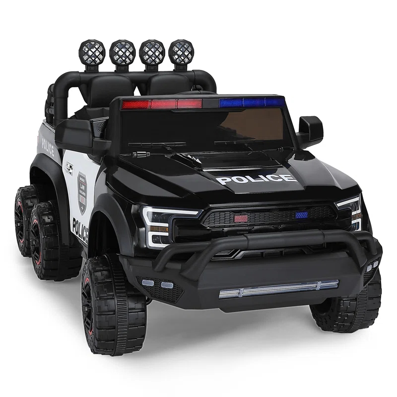 cosvalve Cosvalve 220 Volt 1 Seater Police / Fire Department Battery Powered Ride On with Remote Control