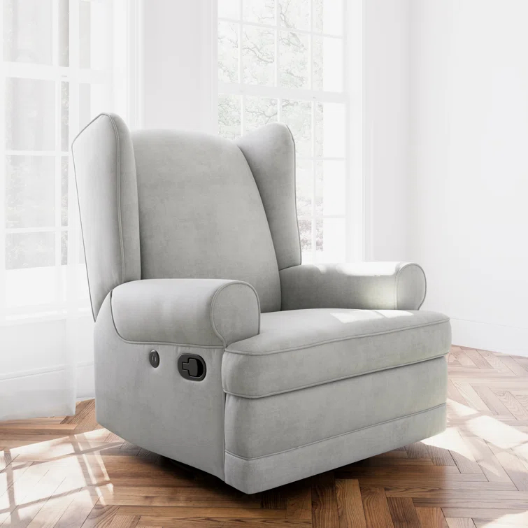 Serenity Swivel Reclining Glider with USB