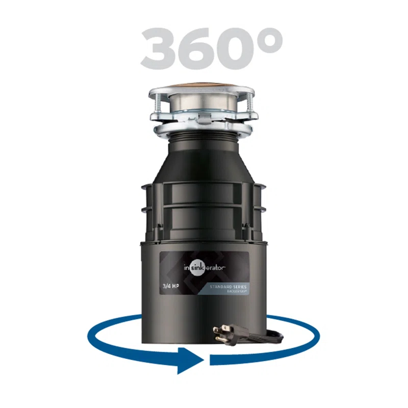 Badger 5XP 3/4 HP Continuous Feed Garbage Disposal