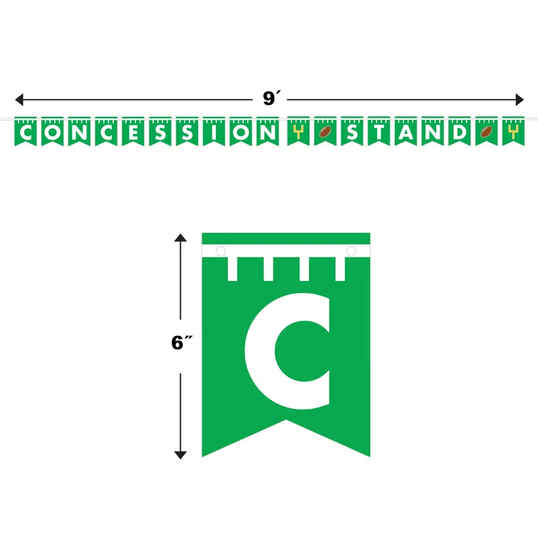 The Beistle Company Paper Football Banners