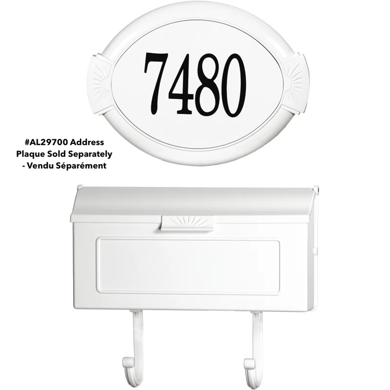 PRO-DF Cast Aluminum Wall Mounted Mailbox