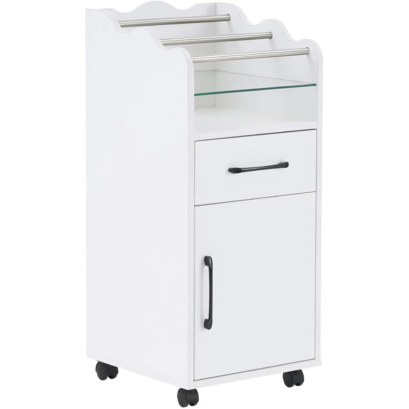 Hokku Designs Salon Trolley Makeup Organizer with Wheels