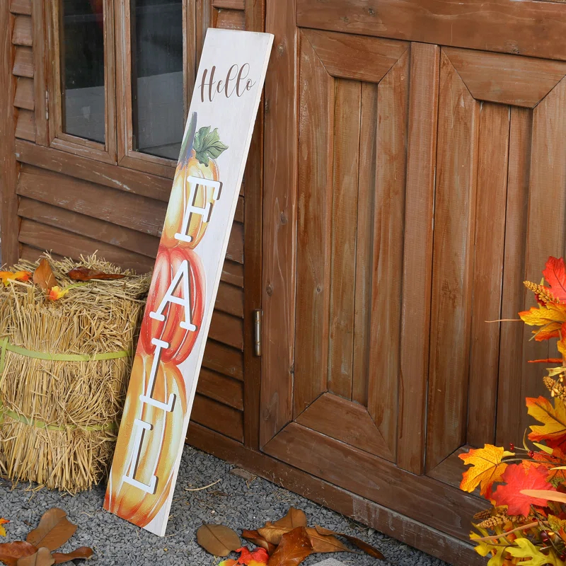 The Holiday Aisle® Fall Wooden Large Wall Décor