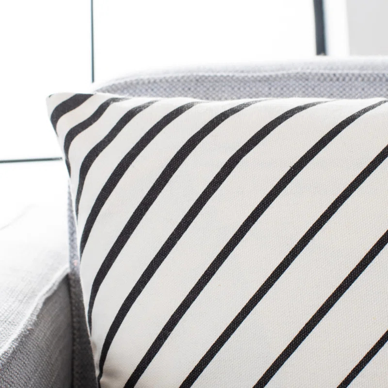 Safavieh Chevron Faux Leather Reversible Throw Pillow