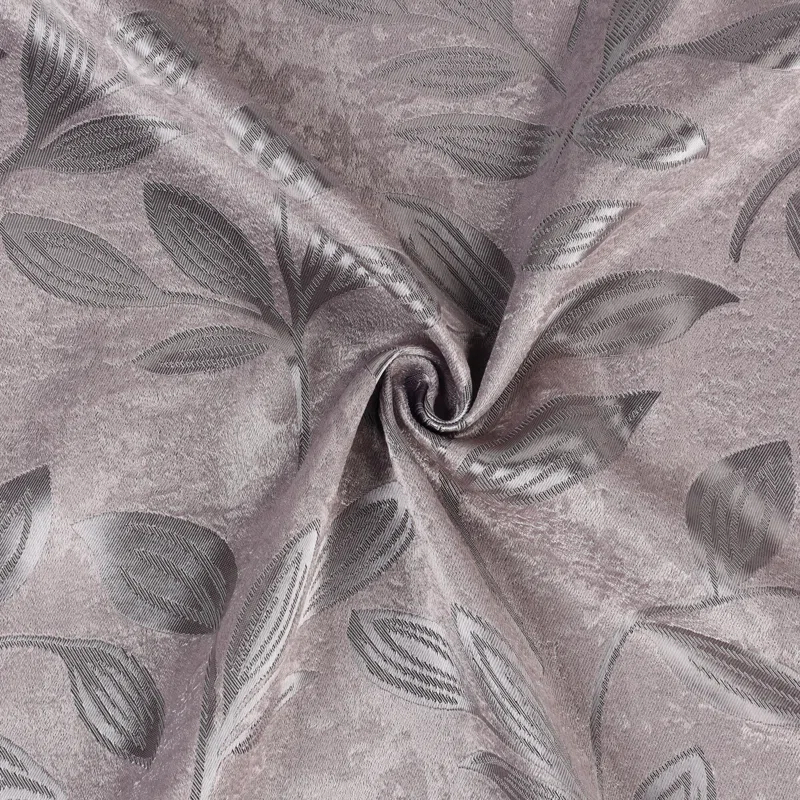 Modern Bohemian Leaves Polyester Machine Washable Room Darkening Blackout Curtains by Superior (Set of 2)