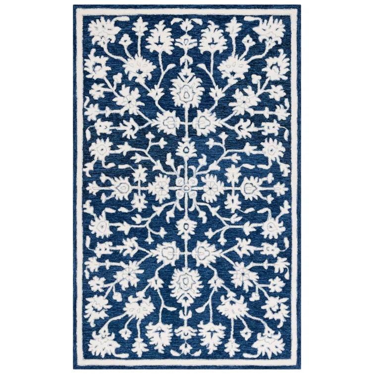 Safavieh Ebony Hand Tufted Wool Pile Oriental Rug
