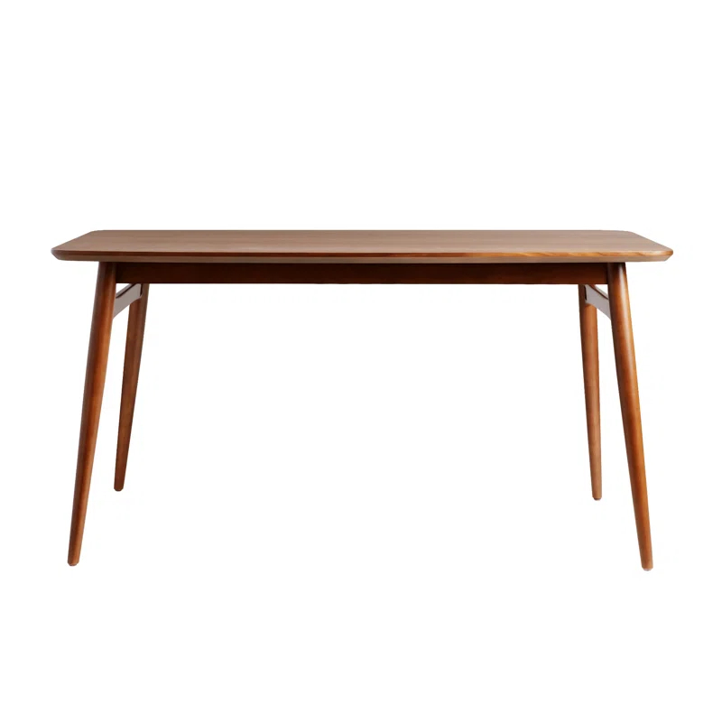 George Oliver Mid-Century 59" Modern Wood Tapered Legs Dining Table,kitchen table,dinning table