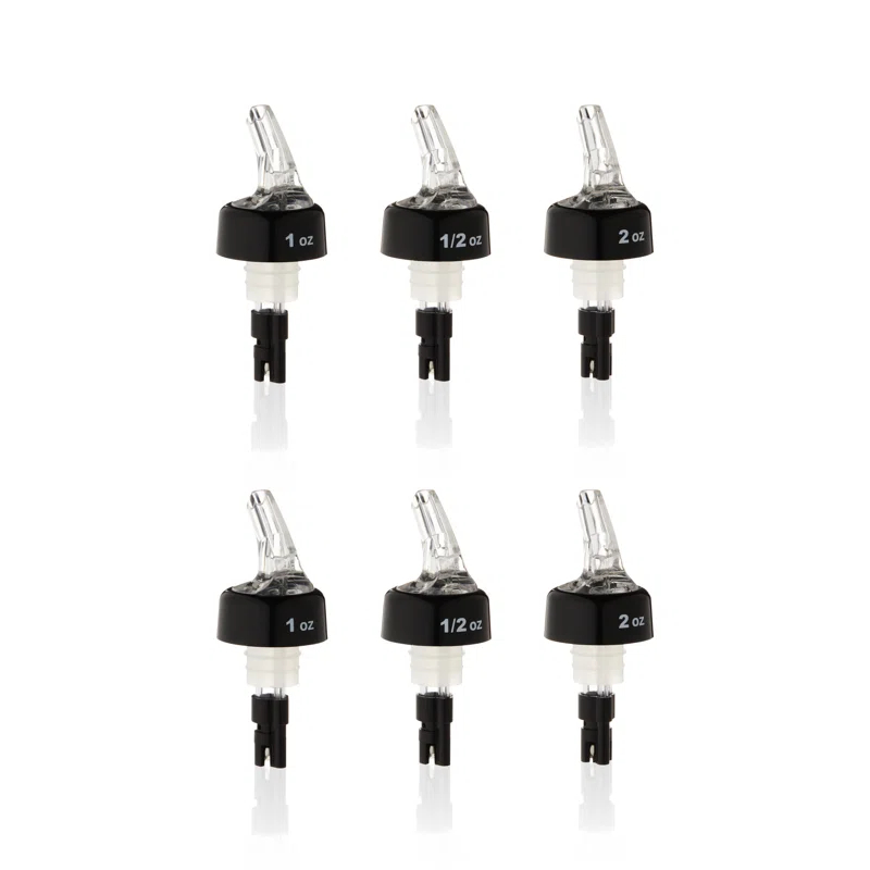 True Measured .5, 1 & 2 oz Pour Spout (Set of 6)