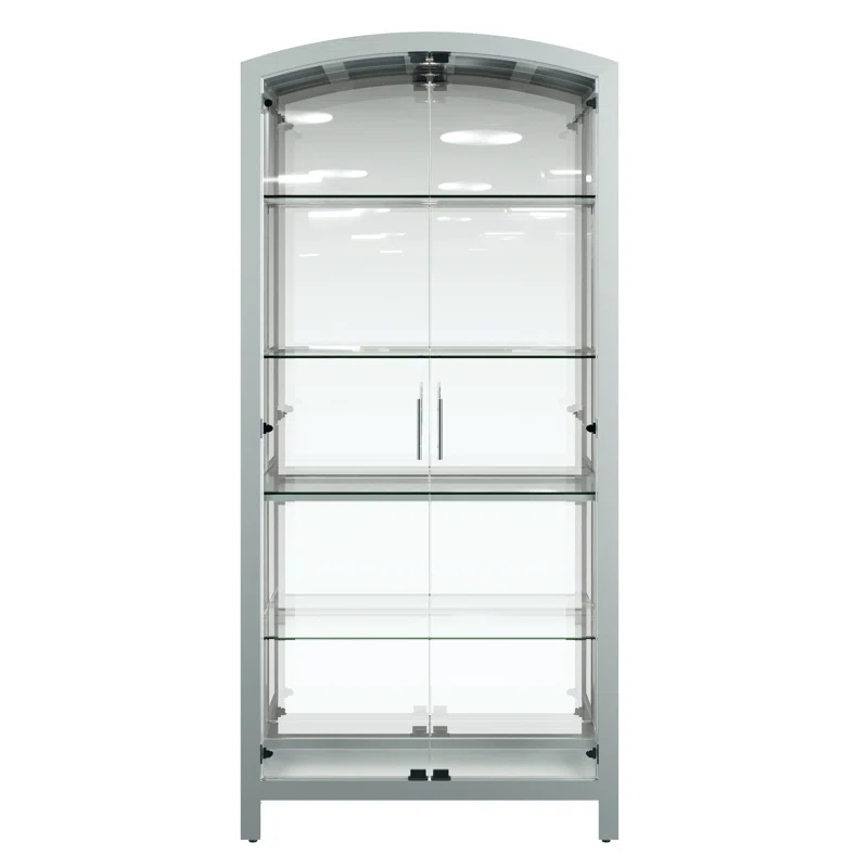 Howard Miller® Elsie 82'' H x 38.5'' W Solid Wood Display Case