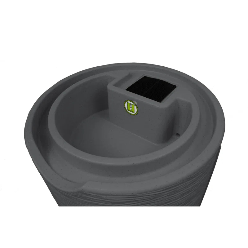 Good Ideas Good Ideas 50 Gallons Plastic Drainable Dual Overflow Planter Rain Barrel