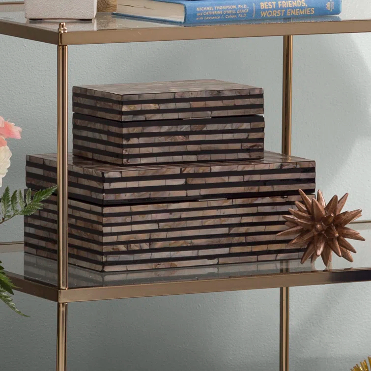 2 - Piece Handmade Decorative Box