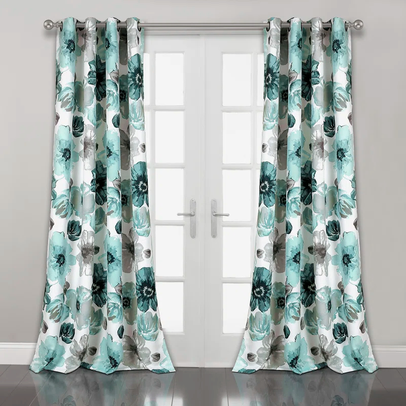Torre & Tagus Leah Polyester Room Darkening Curtain Pair (Set of 2)