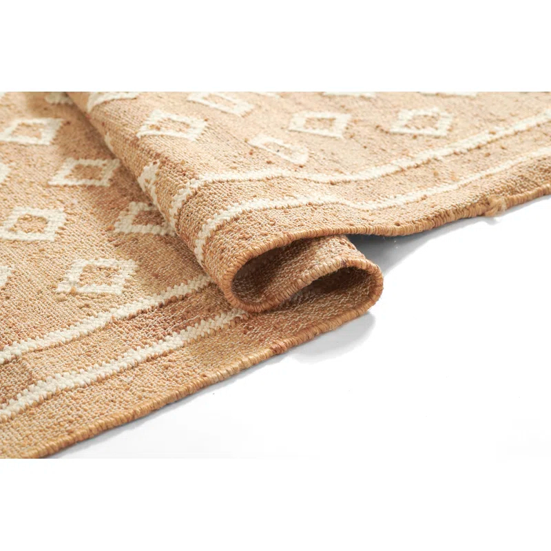 Erin Gates by Momeni Erin Gates by Momeni Orchard Tiny Diamond Natural Hand Woven Wool and Jute Area Rug