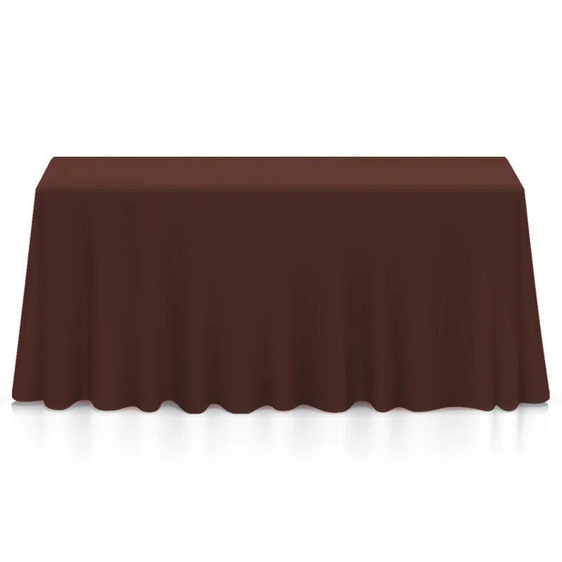 Lann's Linens Solid Color Rectangular Tablecloth